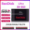 Sandisk ULTRA 3D SSD 250GB 500GB 1TB 2.5" SATA III Internal Solid State Drive