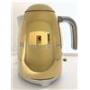 SMEG Bollitore Elettrico SMEG Oro KLF03GOJP 1,7L 100V 1200W Cucina con Scatola Dan...