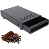 Jenngaoo Contenitore per Fondi di Caffè Espresso in Acciaio Inox, Cassetto