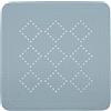 SPIRELLA - Tappeto per Doccia in Schiuma PVC Alaska - Tappeto da Bagno Antiscivolo con Ventose + Fori di Drenaggio Antimuffa - 55 x 55 cm - Grigio Chiaro