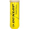 Dunlop Team Padel Padel Balls for Leisure and Training Games (Pack of 3)