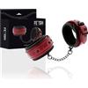 Fetish Cavigliere piedi bondage rosso nero Fetish imbottite pelle vegana Dark room