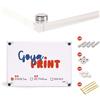 Goya Print GOYAPRINT | Targa in Plexiglass Trasparente A4 3+3 mm - Doppia Lastra