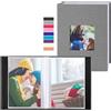 Lanpn Album Fotografico 10x15 50 con Tasche 2 Confezioni, Piccolo Mini