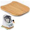 ANBOXIT Base Scorrevole per Bimby TM6/TM5, Tavola per Bimby con Rotelle,
