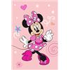 Hermet srl hermet Plaid Coperta Morbida Minnie, Plaid Divano Morbido e Caldo,