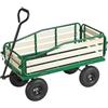 VEVOR Carretto da Traino per Bambini da 101 cm con Pannello e Maniglia in Legno Pieghevoli, Supporta Fino a 250 kg, Pneumatici Fuoristrada da 25,4 cm, Regalo di Compleanno per Bambini, Giardinaggio