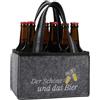 YRsorn Borsa da uomo per birra, 6 bottiglie, regalo per la birra per (u5f)