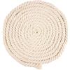 Xyvor Cordoncino Di Cotone, 15 Mm X 5 M Corda Macrame Intrecciato, Corda