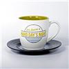 Thumbs Up! L&M Mug And Saucer Set - Hard Day's Night Tazza con Piattino a Forma di Vinile, Ceramica, Multicolore, 15.7x10x15.7 cm