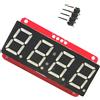 Modulo display LED I2C a 7 segmenti Componenti elettronici Parti di ricambio fai