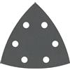 Bosch 5x Foglio abrasivo PRO F355 per levigatrici a delta (per Calcestruzzo, Pietra dura, Ø 93x93 mm, Grano 400, Professional Accessorio Utensile multifunzione, Levigatrice a delta)
