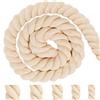Pyroclasia Cordoncino di cotone 15 mm 5 m di colore beige, corda di