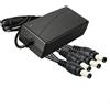 Alimentatore Stabilizzato Trasformatore 12V 10A 120W 4 Uscite Telecamere DVR Sri