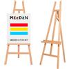 MEEDEN Cavalletto in Legno per Esposizione, cavalletto Artistico