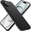 Spigen Cover Liquid Air Nero Opaco Compatibile con iPhone 15 Custodia Sottile Protezion