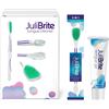 Julibrite Kit per la pulizia della lingua 1 Gel per lingua (50 ml) 1 Pulisci lingua Aiuta