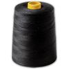 IPEA Filo da Cucito Nero Professionale - GRANDE BOBINA da ben 9000 Metri (10000 yard) - Filo per Macchina da Cucire, Tagliacuci, Cucito a Mano - Filato Resistente e Antinodo per Sartoria e Cuciture