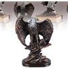 lvifloae Statua dell'Aquila in Resina, Stile retrò, Bronzo, Pitturato,