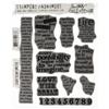 Stampers Anonymous Tim Holtz Stampers Anonymous Set di timbri in Gomma, 177 x 215 mm, Tema: