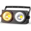 ZonQoonz COB 200W Faro Teatrale, Accecatori LED D mx Bianco Freddo/Caldo