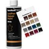 Furniture Clinic Vernice e Tintura per la Riparazione della Pelle, Colorante Autosigillante per Una Riparazione Facile, Adatto per Divani in Pelle, Sedili di Auto, Scarpe, Borse (500ml, Bianco)