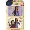 Educa Borras, S.A.U. Educa - Set di 2 puzzle in legno per bambini con 25 pezzi ciascuno e