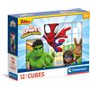 Clementoni- Marvel Spidey And His Amazing Friends Friends-12 Pezzi