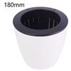 Brand new Durevole Vaso di Fiori Scatole 110mm Suolo Semina 120m Ufficio Pianta Plastica