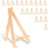 runxsam 21 Pz Cavalletto Pittura da Tavolo in Legno, Mini Cavalletto per Pittura