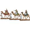 Argenplast S.r.l Moranduzzo Tris Re Magi su Cammello Adatto a Presepe da 3,5 cm Scala 1:50