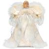 KI Store 30cm puntale albero natale angelo a forma di angelo di luci a led, 30cm,