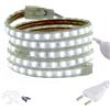 Non applicabile FOLGEMIR Striscia LED 1 metro Bianco Freddo, 220V 230V Strisce LED, 5050