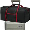 KUI WAN Borsone extra large da viaggio con borsa leggera da 150 litri per riporre oggetti, pieghevole, impermeabile, per campeggio durante la notte, per uomini e donne, Rosso, 100L- 31.1 inches, Borsetta