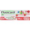 Fluocaril Fluoc Duo Kids StrawberryGel2x75mlFBNLES