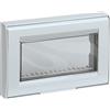 VIMAR 13745.Q PLACCA GRIGIO SPORTELLO GOMMA STAGNO IP55 4 POSTI 504 INCASSO IDEA