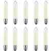 Caldarax 10 Pezzi Lampadine Candele E10 23V 3W, Candele Superiori Lampadine di