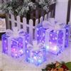 Linhai Jiaming Electronic Technology Co. Aluusy Set di 3 Ramadan Decorazioni, 50 LED Scatola Regalo Ramadan Stella