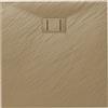 Idralite PIATTO DOCCIA 80X80 CM QUADRATO TORTORA EFFETTO PIETRA ARDESIA NO PILETTA SMC