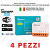 Sonoff Pack 4x SONOFF MINIR4 Extreme - Il Mini Interruttore WiFi Intelligente