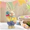 Figurine di coniglietto di paglia pasquale Simpatiche figurine di animali