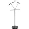 HAKU Servo Muto da uomo nero, metallo - Dim. L 51 cm x A 117 cm x P 28 cm, Stile Moderno