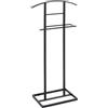 HAKU Servo Muto da uomo nero, metallo - Dim. L 45 cm x A 101 cm x P 26 cm, Stile Moderno