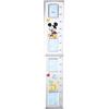 VALENTI & CO. - Disney Topolino - Celeste 1 - Metro da Parete per Bambini per Decorazioni Cameretta - Idea Regalo Battesimo o Compleanno - Argento - Portafoto - 76L x 13l cm