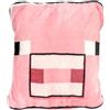 Paladone Minecraft - Coperta con cuscino a forma di maiale, multicolore, taglia unica