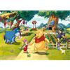 Ag Design Decorazione Carta da Parati per Bambini Disney Winnie The Pooh in Tessuto Non Tessuto per Cameretta | Fotomurale Premium per Bambina e Bambino | Colla Inclusa | 255 x 180 cm | FTDs 1938