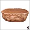ARREDEN Vaso ovale frutta in terracotta 30 cm da esterno per piantine fioriera piccola