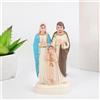 Statua Sacra Famiglia con Bambino, Figurina Religiosa Gesù Maria Giuseppe