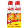 VAPE DERM SCUDO ATTIVO, Spray Antipuntura, Protezione di Lunga Durata Fino a 8 Ore, Contro Zanzare Comuni, Tigre, Tropicali, Tafani, Zecche, 2x100ml