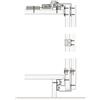 HAWA Combino 20 H FS - Maniglia per porta scorrevole, 1200 x 2200 mm, per porte in legno fino a 20 kg, 2 ante, acciaio e plastica, colore: antracite